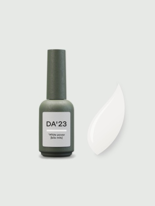 DA'23 FIBER GEL 'WHITE POWER, - biały żel budujący z włóknami nylonowymi, 14 ML