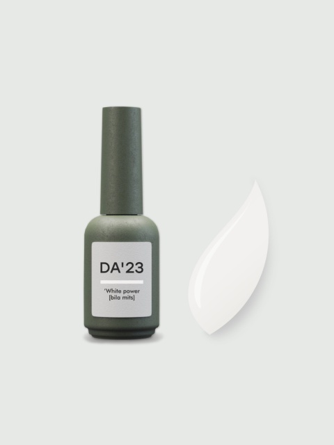 DA'23 FIBER GEL 'WHITE POWER, - biały żel budujący z włóknami nylonowymi, 14 ML