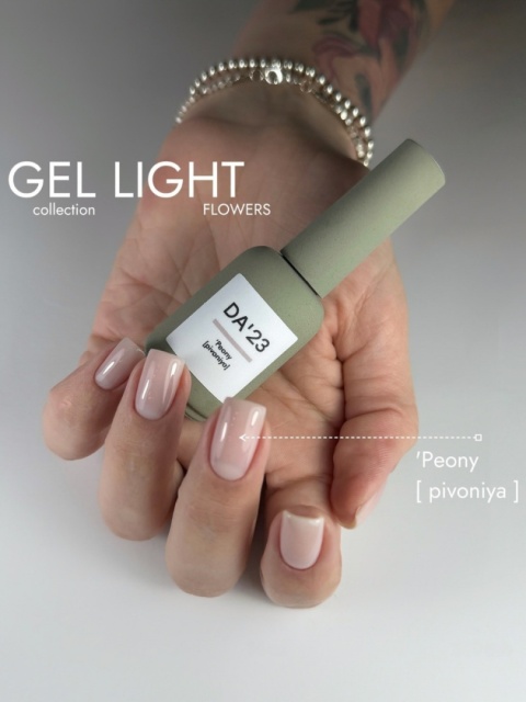 DA'23 GEL LIGHT 'PEONY, 15 ML