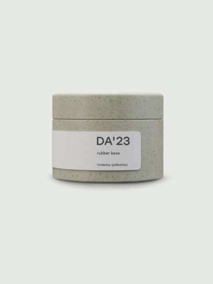 DA'23 RUBBER BASE 'UNDERLAY - przezroczysta baza hybrydowa dla wcierki i wyrównania, 30 ml
