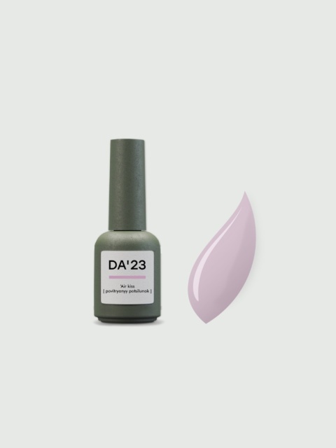 DA'23 COVER TOP ‘AIR KISS’, 8 ml – półprzezroczysty top hybrydowy no wipe (jasnoróżowy)
