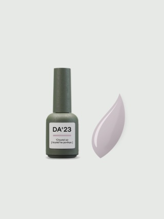 DA'23 COVER TOP ‘CHRYSTAL AIR’, 8 ml – półprzezroczysty top hybrydowy no wipe (blady róż)