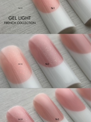 DA'23 GEL LIGHT FRENCH COLLECTION #2, 15 ML