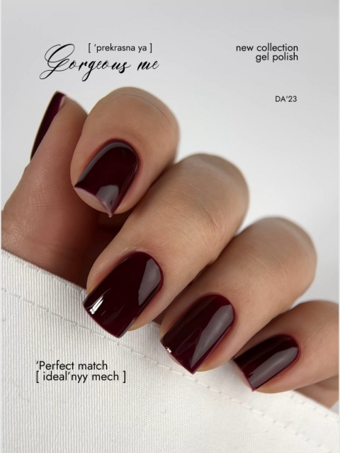DA'23 GEL POLISH ‘PERFECT MATCH, 8 ml – lakier hybrydowy (aksamitny brąz)