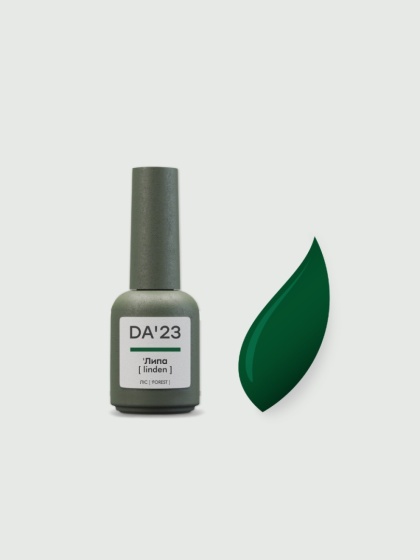 DA'23 GEL POLISH ‘LINDEN’, 8 ml – lakier hybrydowy (zieleń o chłodnym tonie)