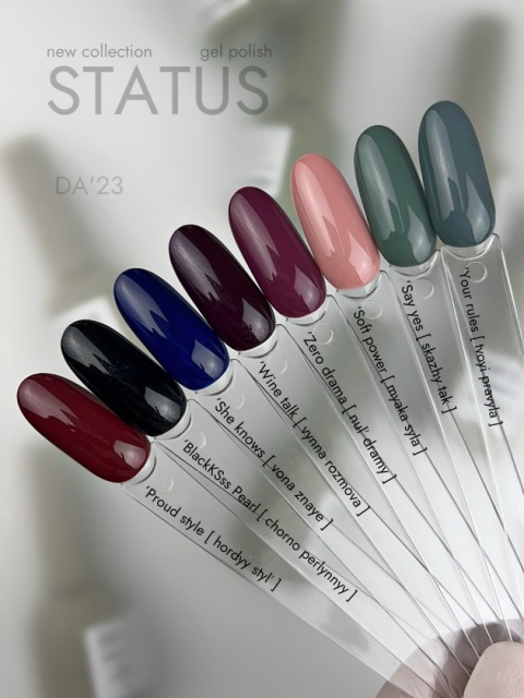 DA'23 GEL POLISH ‘PROUD STYLE, 8 ml – lakier hybrydowy (bordowy)