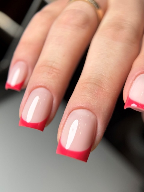 DA'23 'RED FLESH GEL POLISH, 8 ML
