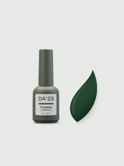DA'23 GEL POLISH ‘SPRUCE’, 8 ml – lakier hybrydowy (głęboka, świerkowa zieleń)