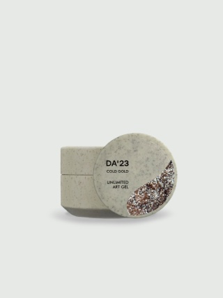 DA'23 UNLIMITED ART GEL - COLD GOLD, 5 ML
