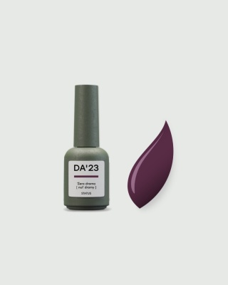 DA'23 GEL POLISH ‘ZERO DRAMA, 8 ml – lakier hybrydowy (burgundowy)