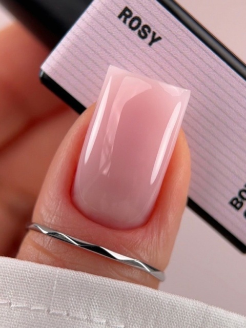 BIBLIOTEKA Bottle gel 05 Rosy - jasnoróżowy żel do wzmocnienia paznokci, 10 ml