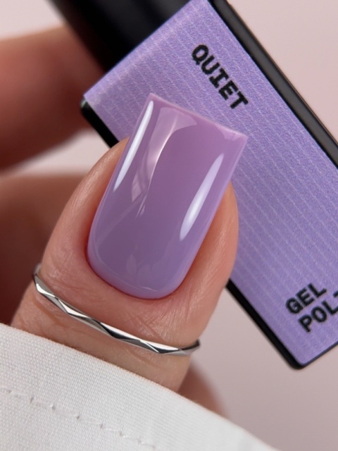BIBLIOTEKA Gel Polish 55 Quiet, 10 ml - lakier hybrydowy (delikatna, czysta lawenda)