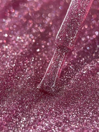 BIBLIOTEKA Cat Eye Gel Polish 30 Flare, 10 ml - malinowo-różowy lakier hybrydowy z efektem „kociego oka"