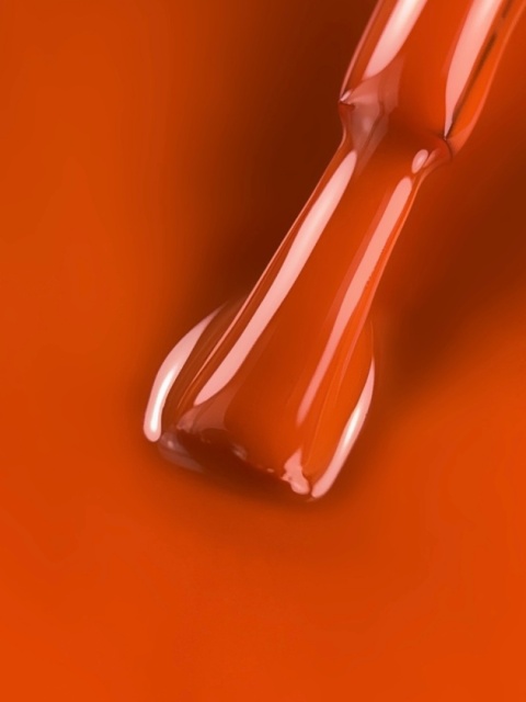 BIBLIOTEKA Gel Polish 30 Bold, 10 ml - lakier hybrydowy (intensywny marchewkowy)