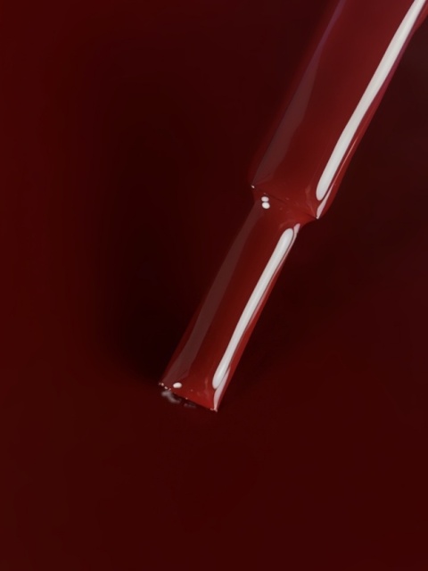 BIBLIOTEKA Gel Polish 46 Rosso, 10 ml - lakier hybrydowy (ciepły, ciemny odcień czerwieni)
